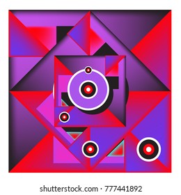 Trendy curvy geometric memphis elements colorful design. Retro 90’s style texture, pattern and elements. Modern abstract culture background design and cover template.