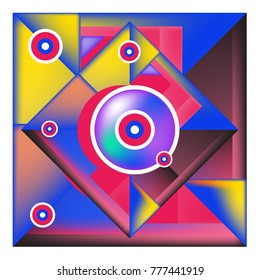 Trendy curvy geometric memphis elements colorful design. Retro 90’s style texture, pattern and elements. Modern abstract culture background design and cover template.