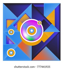 Trendy curvy geometric memphis elements colorful design. Retro 90’s style texture, pattern and elements. Modern abstract culture background design and cover template.