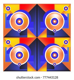 Trendy curvy geometric memphis elements colorful design. Retro 90’s style texture, pattern and elements. Modern abstract culture background design and cover template.