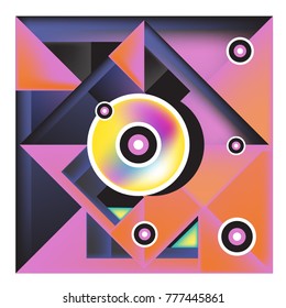 Trendy curvy geometric memphis elements colorful design. Retro 90’s style texture, pattern and elements. Modern abstract culture background design and cover template.