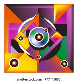 Trendy curvy geometric memphis elements colorful design. Retro 90’s style texture, pattern and elements. Modern abstract culture background design and cover template.