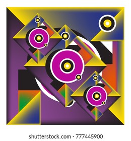 Trendy curvy geometric memphis elements colorful design. Retro 90’s style texture, pattern and elements. Modern abstract culture background design and cover template.