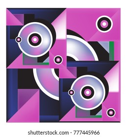Trendy curvy geometric memphis elements colorful design. Retro 90’s style texture, pattern and elements. Modern abstract culture background design and cover template.