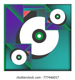 Trendy curvy geometric memphis elements colorful design. Retro 90’s style texture, pattern and elements. Modern abstract culture background design and cover template.