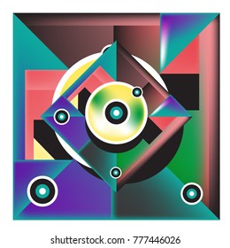 Trendy curvy geometric memphis elements colorful design. Retro 90’s style texture, pattern and elements. Modern abstract culture background design and cover template.