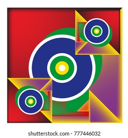 Trendy curvy geometric memphis elements colorful design. Retro 90’s style texture, pattern and elements. Modern abstract culture background design and cover template.