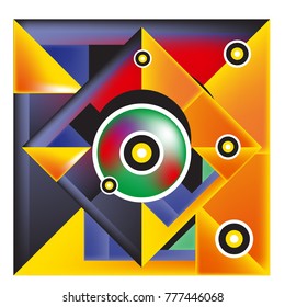 Trendy curvy geometric memphis elements colorful design. Retro 90’s style texture, pattern and elements. Modern abstract culture background design and cover template.