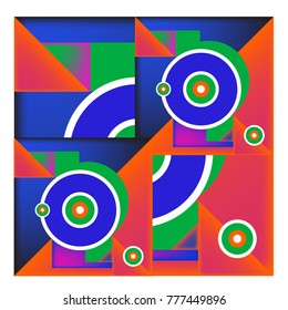 Trendy curvy geometric memphis elements colorful design. Retro 90’s style texture, pattern and elements. Modern abstract culture background design and cover template.