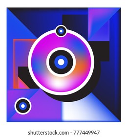 Trendy curvy geometric memphis elements colorful design. Retro 90’s style texture, pattern and elements. Modern abstract culture background design and cover template.