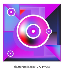 Trendy curvy geometric memphis elements colorful design. Retro 90’s style texture, pattern and elements. Modern abstract culture background design and cover template.