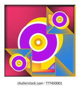 Trendy curvy geometric memphis elements colorful design. Retro 90’s style texture, pattern and elements. Modern abstract culture background design and cover template.