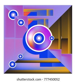 Trendy curvy geometric memphis elements colorful design. Retro 90’s style texture, pattern and elements. Modern abstract culture background design and cover template.