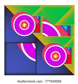 Trendy curvy geometric memphis elements colorful design. Retro 90’s style texture, pattern and elements. Modern abstract culture background design and cover template.