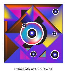 Trendy curvy geometric memphis elements colorful design. Retro 90’s style texture, pattern and elements. Modern abstract culture background design and cover template.