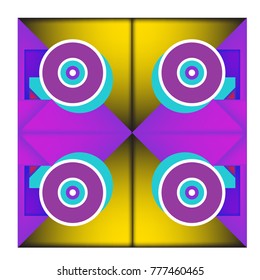 Trendy curvy geometric memphis elements colorful design. Retro 90’s style texture, pattern and elements. Modern abstract culture background design and cover template.