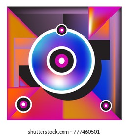 Trendy curvy geometric memphis elements colorful design. Retro 90’s style texture, pattern and elements. Modern abstract culture background design and cover template.