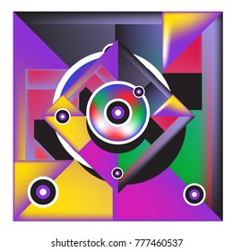 Trendy curvy geometric memphis elements colorful design. Retro 90’s style texture, pattern and elements. Modern abstract culture background design and cover template.