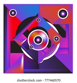 Trendy curvy geometric memphis elements colorful design. Retro 90’s style texture, pattern and elements. Modern abstract culture background design and cover template.