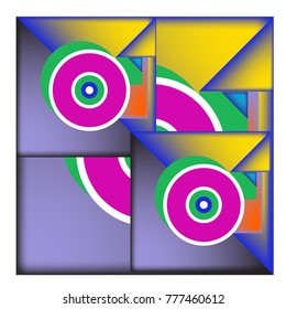 Trendy curvy geometric memphis elements colorful design. Retro 90’s style texture, pattern and elements. Modern abstract culture background design and cover template.