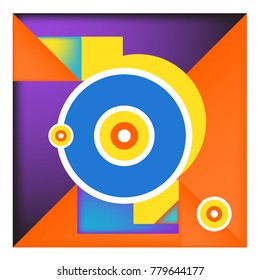 Trendy curvy geometric memphis elements colorful design. Retro 90’s style texture, pattern and elements. Modern abstract culture background design and cover template.