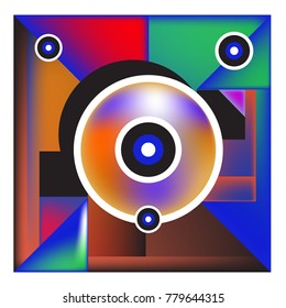 Trendy curvy geometric memphis elements colorful design. Retro 90’s style texture, pattern and elements. Modern abstract culture background design and cover template.