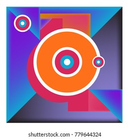 Trendy curvy geometric memphis elements colorful design. Retro 90’s style texture, pattern and elements. Modern abstract culture background design and cover template.