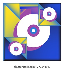 Trendy curvy geometric memphis elements colorful design. Retro 90’s style texture, pattern and elements. Modern abstract culture background design and cover template.