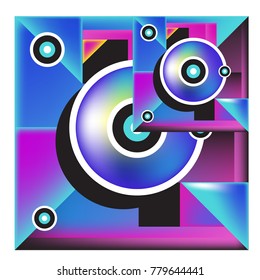 Trendy curvy geometric memphis elements colorful design. Retro 90’s style texture, pattern and elements. Modern abstract culture background design and cover template.