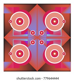 Trendy curvy geometric memphis elements colorful design. Retro 90’s style texture, pattern and elements. Modern abstract culture background design and cover template.