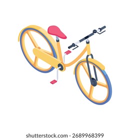 Trendy Cycle Vector Symbol, das leicht geändert oder bearbeitet werden kann
