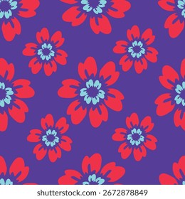 Padrão floral escuro da moda em muitos tipos de flores. Motivos Botânicos espalhados aleatoriamente. Textura de vetor uniforme
