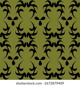 Trendy dark Floral pattern in the many kind of flowers. Botanical Motifs scattered random. Seamless vector texture