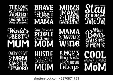 Trendy Mother’s Day T-Shirt Design Bundle