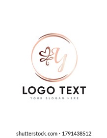 A  trendy and delicate style letter type Y  logo template, Vector logo for business and company identity 