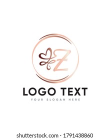 A  trendy and delicate style letter type Z  logo template, Vector logo for business and company identity 