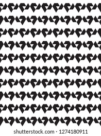 Trendy design with geometric shapes. Seamless  monochrome   patterns. Design for packaging, print, covers, cards, wrapping, fabric, paper, interior etc