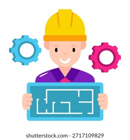 Icono de diseño de moda del arquitecto 