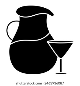 Un icono de diseño de moda de la bebida

