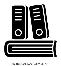 Icono de diseño de moda de los encuadernadores