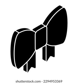 Trendy design icon of bowtie