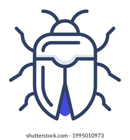 Un icono de diseño de moda de error, vector editable