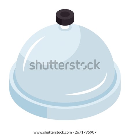 Trendy design icon of cloche