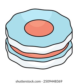 Un icono de moda del diseño de la galleta