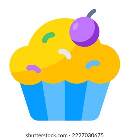 Icono de diseño de moda del quequito