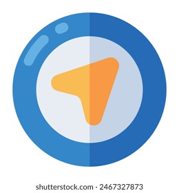 Trendy design icon of cursor arrow