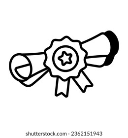 Trendy Design Icon of Grad