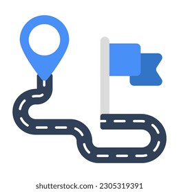 Icono de diseño moderno de destino 