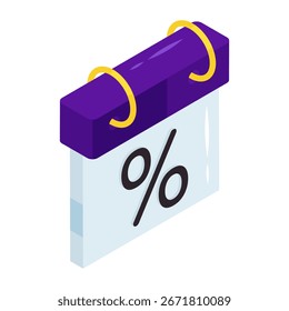 Trenddesign Symbol des Rabattplans