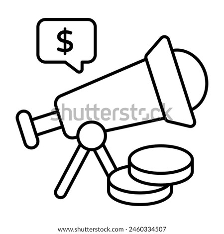 Trendy design icon financial foreseeing